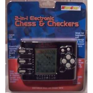  2 In 1 Electronic Chess & Checkers 