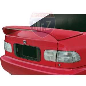   Civic 2D Custom Spoiler Mid Wing With LED (Unpainted) Automotive