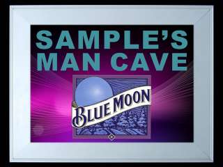 Custom made Personalized Blue Moon Man Cave Led Sign P  