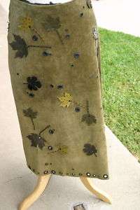 Prada Leather Skirt sz 40  