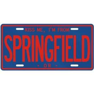   FROM SPRINGFIELD  OREGONLICENSE PLATE SIGN USA CITY