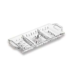  Waterford Crystal Lismore Three Part Serving Tray Kitchen 