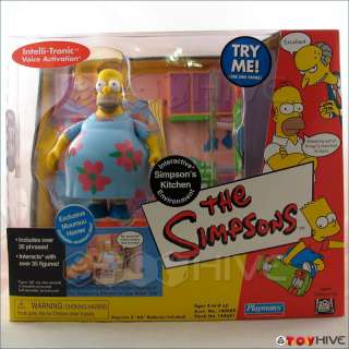 The Simpsons Kitchen interactive Environment with Muumuu Homer box set 