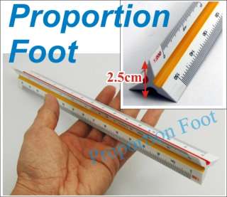 Ruler Proportion Foot scale 3 surface desk stationery  