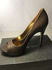 Via Spiga Elora Womens Shoes Sz 10 Brown Snake Open Toe