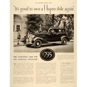 1934 Ad Hupp Motor Cars Hupmobile Schoolboys Detroit   Original Print 
