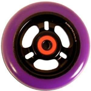  Phoenix 3 Spoke Wheel Purple Black 100mm 