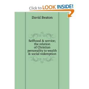 Selfhood & service; the relation of Christian personality 