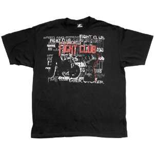  Yoshimura Fight Club T Shirt, Black, Size 2XL XF87 3000 