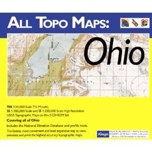    iGage All Topo Maps Ohio Map CD ROM (Windows) GPS & Navigation