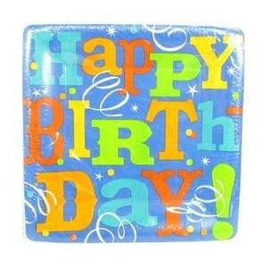  Party Supplies plate 10 square birthday fever Toys 