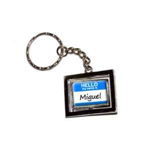  Hello My Name Is Miguel   New Keychain Ring Automotive