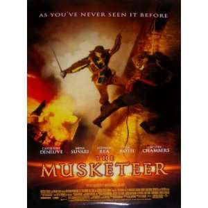  THE MUSKETEER 2001 Original 2 Sided MOVIE POSTER 