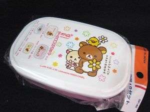 Japanese 4in1 bento lunchbox case Rika Bear Relax Japan  