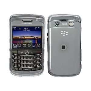 BlackBerry Onyx/Bold 9700 Clear Plastic Hard Case Cover w/Blet Clip