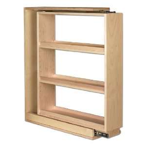  3 Pull Out Wood Base Filler Cabinet Organizer Kitchen 
