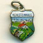 Vintage enamel KEHLSTEINHAUS Travel Shield charm