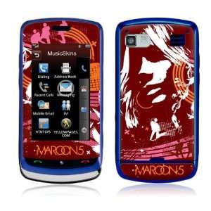   LG Xenon  GR500  Maroon 5  Abstract Skin Cell Phones & Accessories