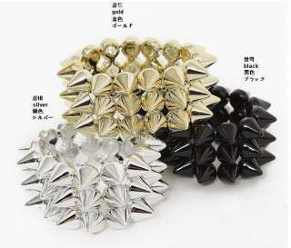 Fashion Jewelry Punk Style Spike Hedgehog Rivets Bracelet New Star HOT 