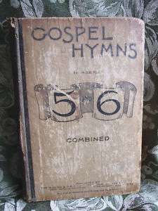 Rare 1892 GOSPEL HYMNS JOHN CHURCH & BIGLOW & MAIN Pub  
