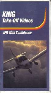 VHS KING TAKE OFF VIDEOS.IFR WITH CONFIDENCE  