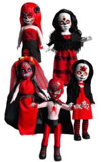 Day of the Dead Set of 5 Dolls Día de los Muertos New Near Mint 