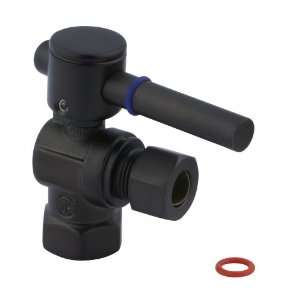  Decorative Quarter Turn Valve with 3/8 Inch IPS Inlets and 3/8 Inch 