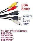   TV HDTV Cable/Cord/Lea​d for Sony CyberShot DSC W570 /B/V/P, W570