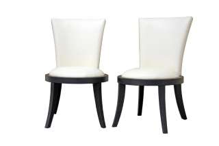  MODERN CIRCULAR SEAT LEATHER RESTAURANT QUALITY DINING CHAIRS  