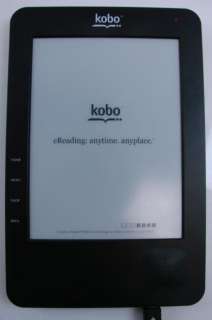 Kobo eReader N647 WiFi Vinyl Case Manual USB Cable Library Portable 