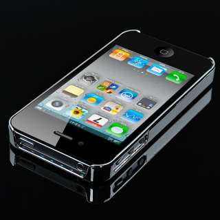   Luxury Aluminum Chrome Skin Cover Case For Apple iPhone 4 4G 4S  