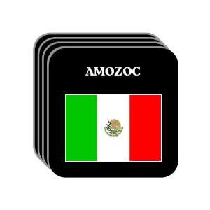  Mexico   AMOZOC Set of 4 Mini Mousepad Coasters 