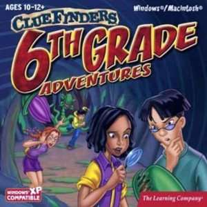  New Clue Finders 6TH Grade Adventures Learning CD Case 