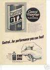 1976 CASTROL GTX MOTOR OIL ORIGINAL VINTAGE AD