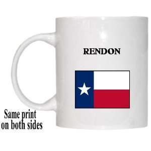  US State Flag   RENDON, Texas (TX) Mug 