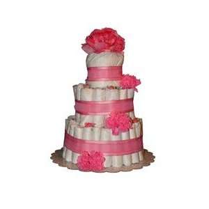  Eco Friendly Blossoming Floral Diaper Cake Baby