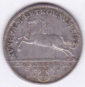 Brunswick Wolfenbuttel Karl I Silver 2/3 Thaler 1765  