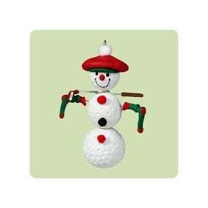   Keepsake Ornament   Over Par Snowman 2004 (QXG5421)