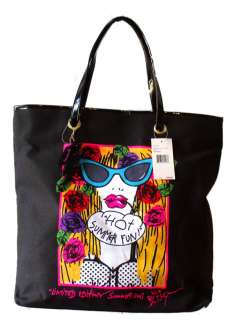 Betsey Johnson Handbag Super Betsey Face Shopper 2011 762670892438 