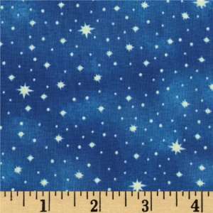  44 Wide Space Ranger Stars Blue Fabric By The Yard Arts 
