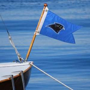   Panthers 18.5 x 12 Panther Blue Boat Flag