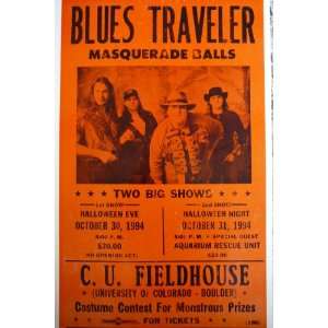  Blues Traveler Masquerade Balls Halloween Concert Poster 