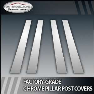  2011 2012 Bmw 5 4Pc Chrome Pillar Post Covers Automotive