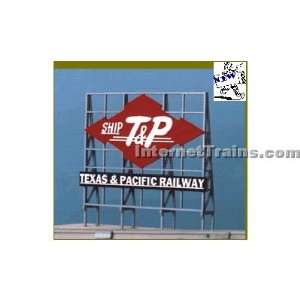   HO Scale Texas & Pacific Ship T&P Billboard Kit (small) Toys & Games