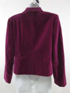 You are bidding on a BIELLA COLLEZIONI Fuschia Velvet Blazer Jacket 