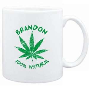  Mug White  Brandon 100% Natural  Male Names