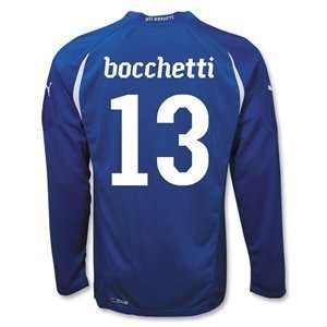  PUMA Italy 10/12 LS BOCCHETTI Home Soccer Jersey Sports 