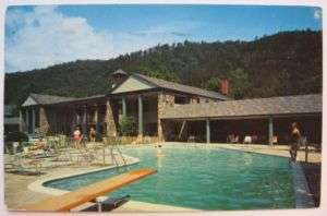 1963 Riverside Motor Lodge Gatlinburg TN Postcard  
