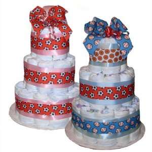  Sports Baby Cake   3 Tier Toys & Games