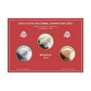 Inter Pro Ohio State Buckeyes National Championship Proofset Coin   1 